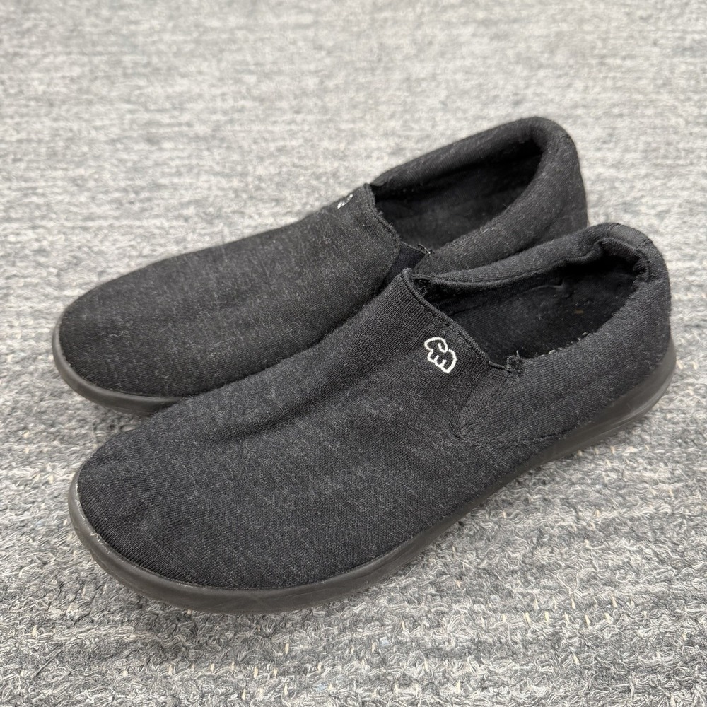 Merinos Classic Slip On Shoes Women 8 Charcoal Gray Australian Merino Wool